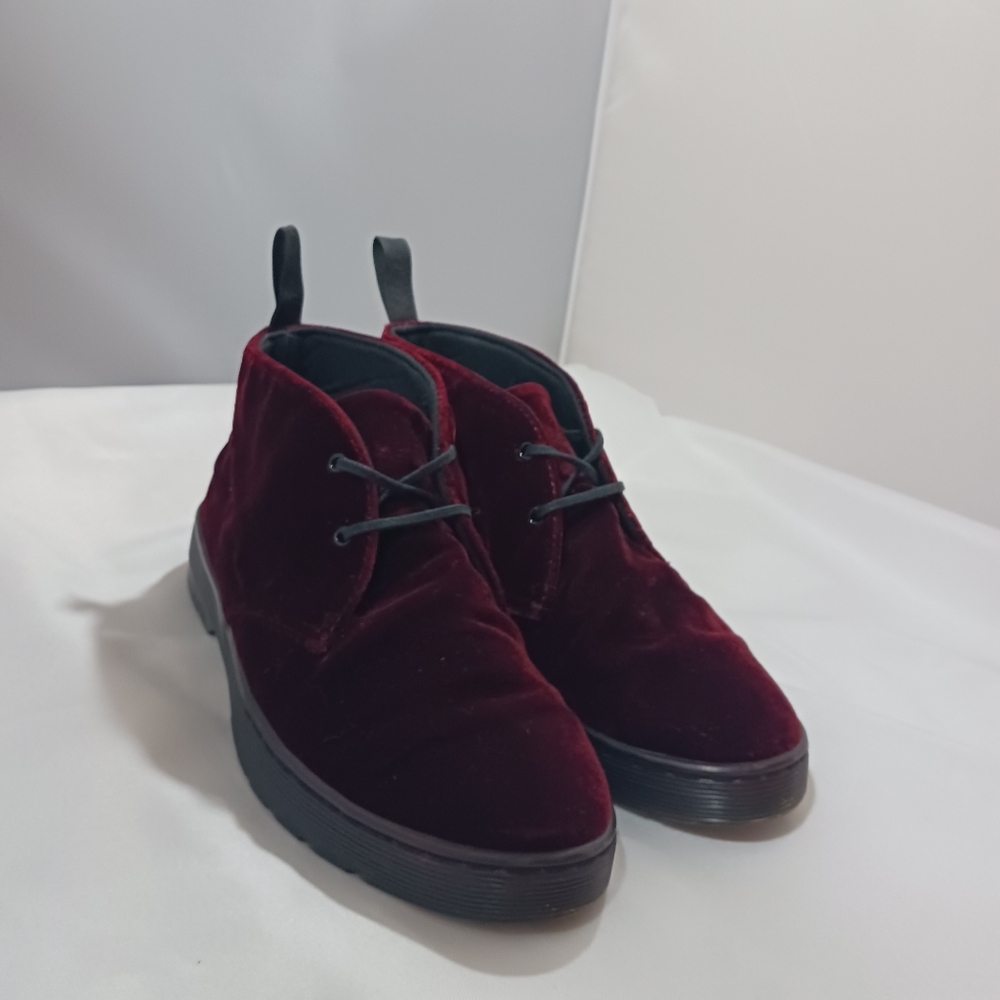 Dr. Martens Velvet Boots size 8